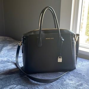 Michael kors black satchel bag
